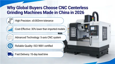 【Mingxu Electromechanical】 Proč globální kupující volí CNC bezhroté brusky vy...